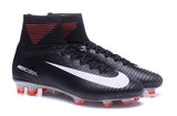 Nike Mercurial Superfly V FG Soccer Cleats Black Orange White - studzsupply