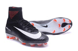 Nike Mercurial Superfly V FG Soccer Cleats Black Orange White - studzsupply