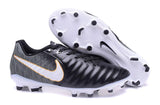 Nike Tiempo Legend VII FG Soccer Cleats Black White Orange - studzsupply