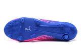PUMA evoSPEED 17 SL-S FG Soccer Cleats Pink Blue White - studzsupply
