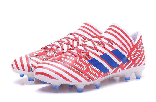 Adidas Nemeziz 17.3 FG Soccer Cleats Red Blue White - studzsupply