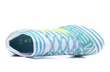 Adidas Nemeziz 17.3 FG Soccer Cleats Blue White Fluorescent Yellow - studzsupply