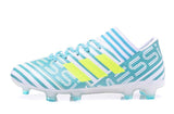 Adidas Nemeziz 17.3 FG Soccer Cleats Blue White Fluorescent Yellow - studzsupply