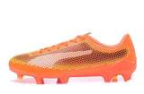 PUMA evoSPEED 17 FG Soccer Cleats Orange Black White - studzsupply