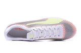 PUMA evoSPEED 17 FG Soccer Cleats White Orange Black Yellow - studzsupply