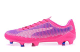 PUMA evoSPEED 17 FG Soccer Cleats Pink Blue White - studzsupply