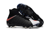 Nike Hypervenom Phantom III DF FG Soccer Cleats Black White Red - studzsupply
