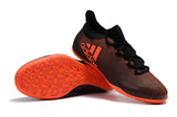 Adidas X series IC Thunderstorm Indoor Flat Soccer Shoes Orange/Black