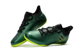 Adidas X series IC Thunderstorm Indoor Flat Soccer Shoes Green/Lime/Black