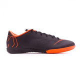 Nike Mercurial VaporX XII Academy IC Soccer Cleats Total Black Orange - studzsupply