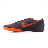 Nike Mercurial VaporX XII Academy IC Soccer Cleats Total Black Orange - studzsupply
