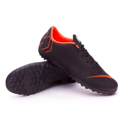 Nike Mercurial VaporX XII Academy Turf Soccer Cleats Black Orange - studzsupply
