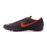 Nike Mercurial VaporX XII Academy Turf Soccer Cleats Black Orange - studzsupply
