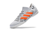 Adidas Nemeziz Series IC Indoor Flat Soccer Shoes White/Gray/Orange