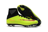 Nike Mercurial Superfly V FG Soccer Cleats Fluorescent Green Black - studzsupply