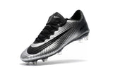 Nike Mercurial Vapor XI FG Soccer Cleats Silver Black - studzsupply