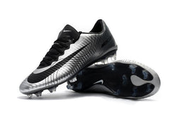 Nike Mercurial Vapor XI FG Soccer Cleats Silver Black - studzsupply