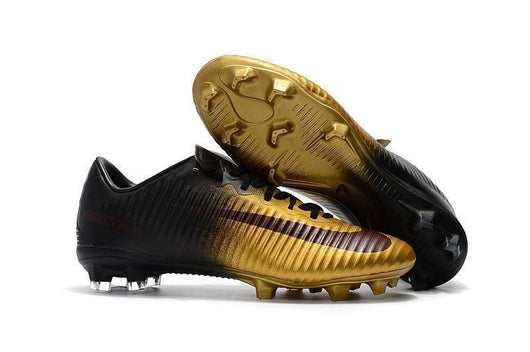 Nike Mercurial Vapor XI FG Soccer Cleats Gold Black - studzsupply