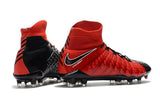 Nike Hypervenom Phantom III DF FG Soccer Cleats Fire Red Black - studzsupply