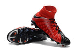 Nike Hypervenom Phantom III DF FG Soccer Cleats Fire Red Black - studzsupply
