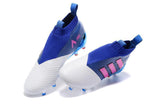 Adidas Ace 17+ Purecontrol FG Soccer Cleats Blue White Pink - studzsupply