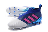 Adidas Ace 17+ Purecontrol FG Soccer Cleats Blue White Pink - studzsupply