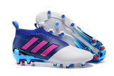 Adidas Ace 17+ Purecontrol FG Soccer Cleats Blue White Pink - studzsupply