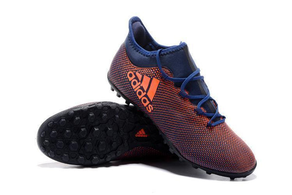 Adidas X Tango 17.3 Turf Soccer Cleats Purple Crimson Deep Blue - studzsupply