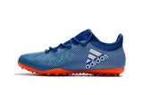 Adidas X Tango 17.3 Turf Soccer Cleats Deep Royal Blue Silver Orange - studzsupply