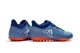 Adidas X Tango 17.3 Turf Soccer Cleats Deep Royal Blue Silver Orange - studzsupply