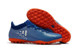 Adidas X Tango 17.3 Turf Soccer Cleats Deep Royal Blue Silver Orange - studzsupply