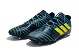 Adidas Nemeziz Messi 17+ 360 Agility FG Soccer Boots Black Blue Yellow - studzsupply