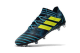 Adidas Nemeziz Messi 17+ 360 Agility FG Soccer Boots Black Blue Yellow - studzsupply