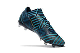 Adidas Nemeziz Messi 17+ 360 Agility FG Soccer Boots Black Blue Yellow - studzsupply