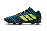 Adidas Nemeziz Messi 17+ 360 Agility FG Soccer Boots Black Blue Yellow - studzsupply