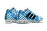 Adidas Nemeziz Messi 17+ 360 Agility FG Soccer Shoes Energy Blue White - studzsupply