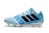 Adidas Nemeziz Messi 17+ 360 Agility FG Soccer Shoes Energy Blue White - studzsupply