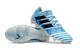 Adidas Nemeziz Messi 17+ 360 Agility FG Soccer Shoes Energy Blue White - studzsupply