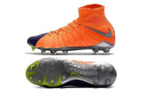 Nike Hypervenom Phantom III DF FG Soccer Cleats Orange Blue Chrome - studzsupply