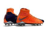 Nike Hypervenom Phantom III DF FG Soccer Cleats Orange Blue Chrome - studzsupply