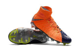 Nike Hypervenom Phantom III DF FG Soccer Cleats Orange Blue Chrome - studzsupply