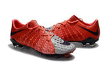 Nike Hypervenom Phantom III FG Soccer Cleats Grey Red Black - studzsupply