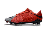 Nike Hypervenom Phantom III FG Soccer Cleats Grey Red Black - studzsupply
