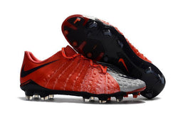 Nike Hypervenom Phantom III FG Soccer Cleats Grey Red Black - studzsupply