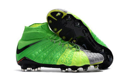 Nike Hypervenom Phantom III DF FG Soccer Cleats Grass Green Grey - studzsupply