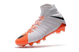 Nike Hypervenom Phantom III DF FG Soccer Cleats White Orange Black - studzsupply