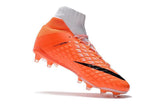 Nike Hypervenom Phantom III DF FG Soccer Cleats White Orange Black - studzsupply