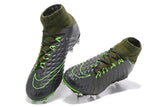 Nike Hypervenom Phantom III DF FG Soccer Cleats Grey Green Black - studzsupply