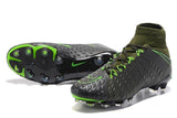 Nike Hypervenom Phantom III DF FG Soccer Cleats Grey Green Black - studzsupply