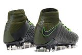 Nike Hypervenom Phantom III DF FG Soccer Cleats Grey Green Black - studzsupply
